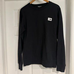 The North Face M Heritage Patch Long-Sleeve Crew- Size S- Black